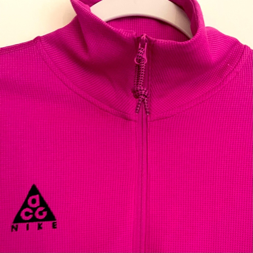 NIKE ACG Thermal Pink Quarter Zipper Athletic Top - Picture 6 of 9